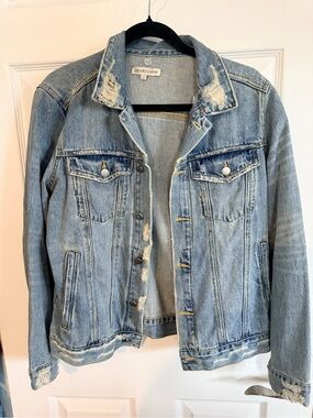 Heartloom Distressed Denim Jacket